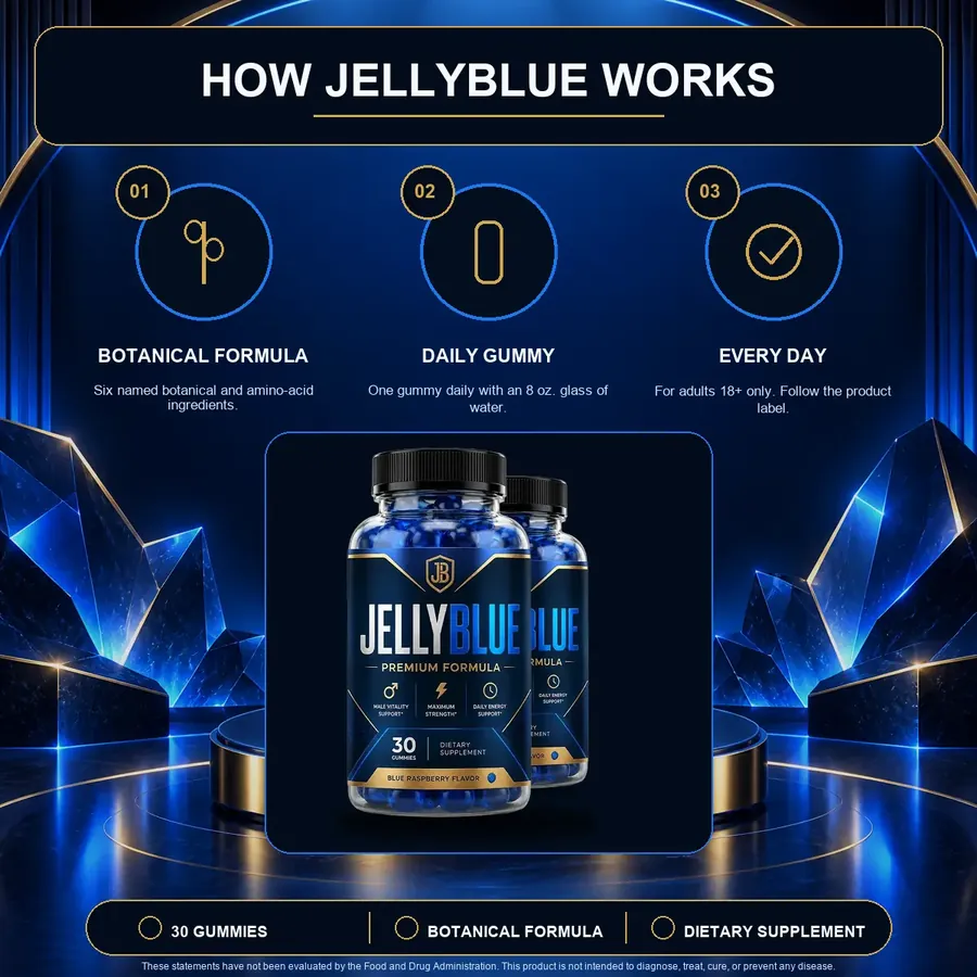 How Jellyblue works listing graphic