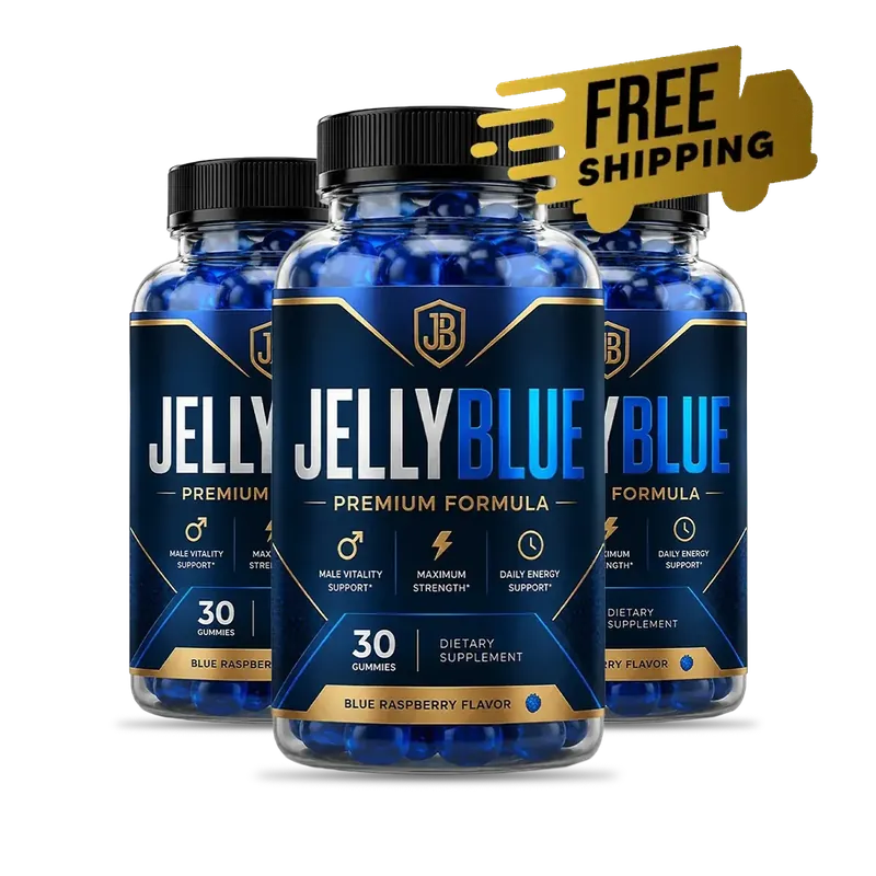 3-bottle pack of Jellyblue