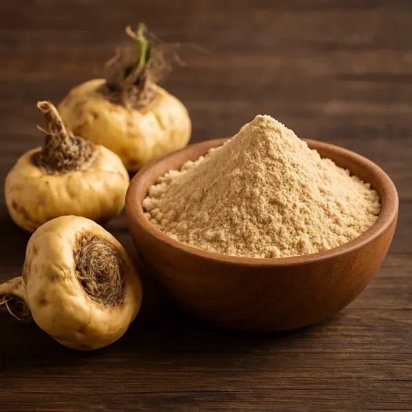 Maca root, one of the 100 mg actives in Jellyblue